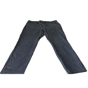 J Crew Slim Fit Navy & White Bottoms Size 14